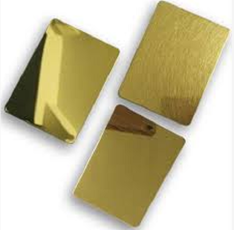 mirror gold 8k stianless steel