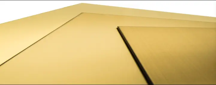 Titanium gold stainless steel sheet decorative surface