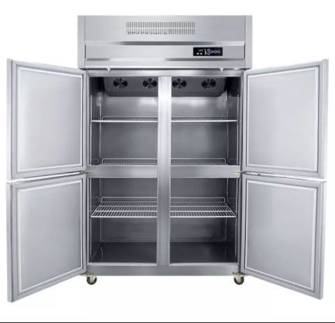 fridge with anti-fingerprint stainless steel