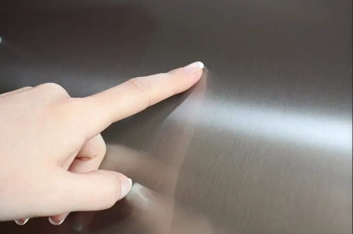 anti-fingerprint stainless steel