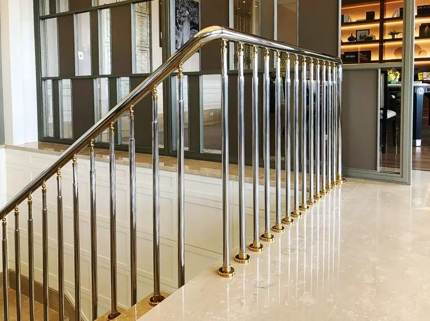 Gold Railing