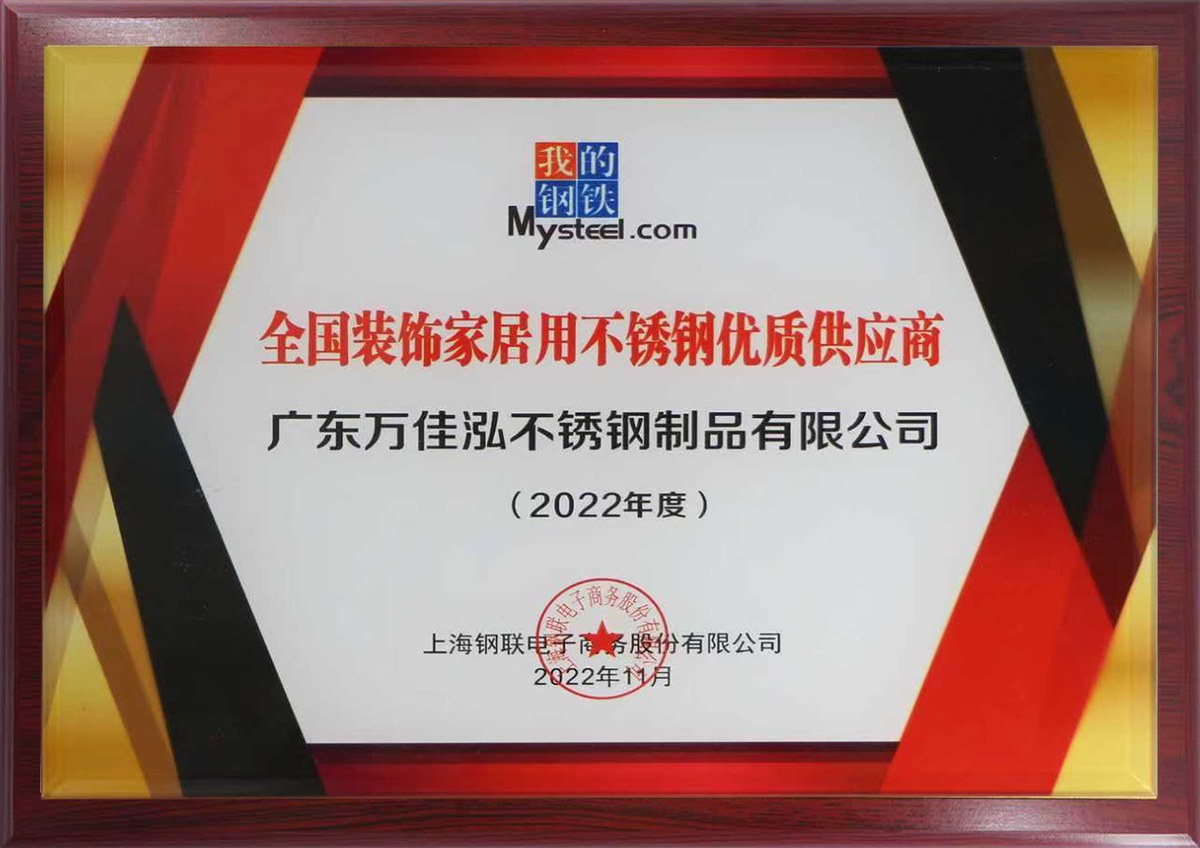 National High-Tech Enterprise Certificate - WJH Steel