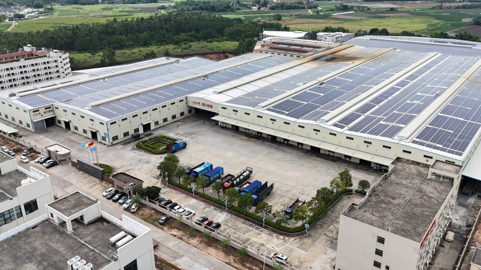 WJH Steel Factory Aerial View 1