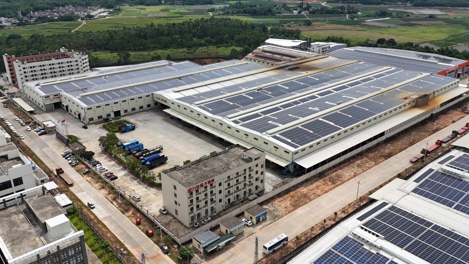 WJH Steel Factory Aerial View 3