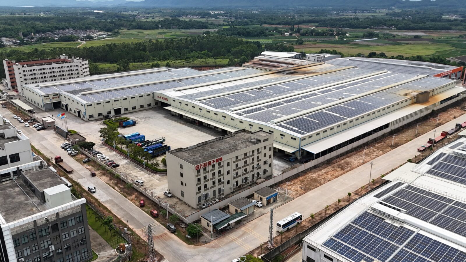 WJH Steel Factory Aerial View 4