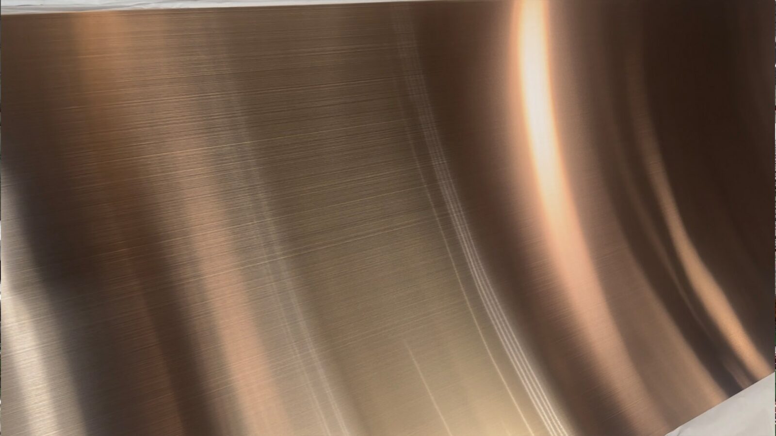 Stainless steel surface finishing at WJH production facility