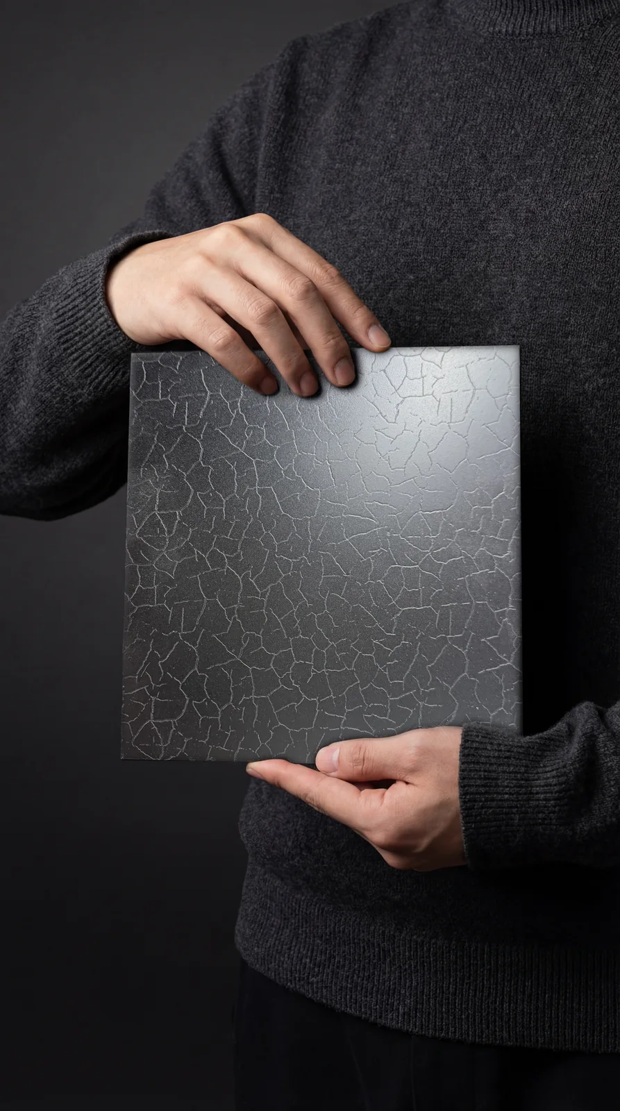 Matte carbon texture decorative stainless steel sample