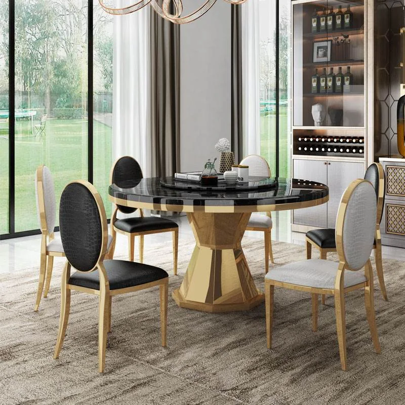 Custom metal furniture used in a finished hospitality interior